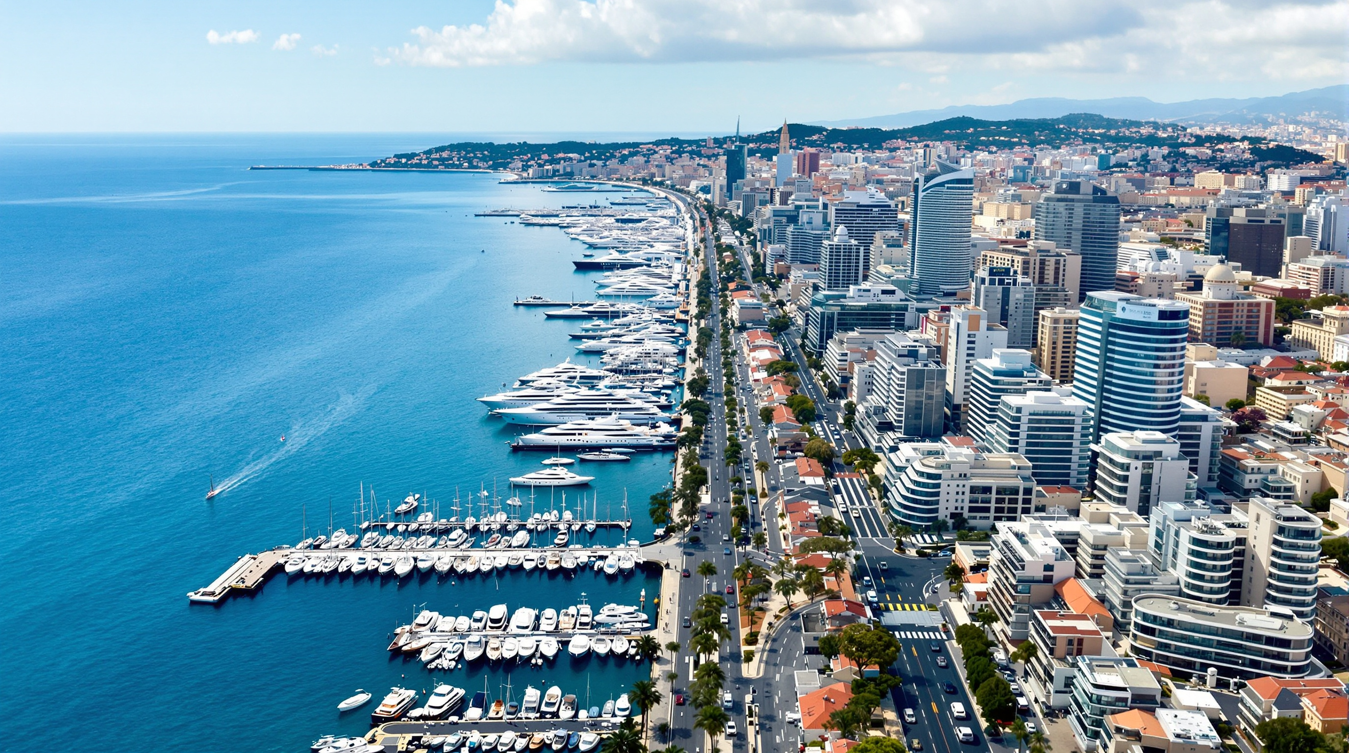 Super-Cannes hilltop villas overlooking the bay — luxury real estate Cannes